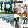 thumbnail image 4 of Efavormart 5 Pack Red Reversible Chair Sashes with Buckle Double Sided Bow Tie Chair Bands Satin & Faux Leather Chair Sash, 4 of 10