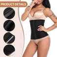 thumbnail image 4 of 7 Steel Bone Women Latex Waist Trainer Shapewear Slimming Belt Waist Cincher Body Shaper Girdle Workout Tummy Control Corset, 4 of 5