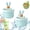 Light Blue, variant on Cactus Sink Strainer Basket,Press-To-Dump Kitchen Sink Filter Basket,3 Inch Food Residue Collector With One-Press Lifting Stopper,Multifunctional Waste Catcher For Home (Green)