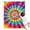 Rainbow Tie Dye, variant on Rainbow Tie Dye Mandala Pattern Blanket,Comfortable Soft Flannel Throw Blanket,All Season,Warm Lightweight Blankets for Sofa Bed Couch Living Room Chair,30"x40"