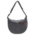 thumbnail image 1 of Bolso Bandolera Pana para Mujer Bolso Compras Informal Media (gris), 1 of 9