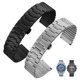 thumbnail image 2 of Correas de reloj con hebilla de doble presión Certina 50 Snow Breitling para Citizen Blue Angel Air Eagle de acero inoxidable de 22 y 23 mm, 2 of 5
