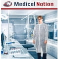 thumbnail image 6 of MEDICAL NATION Disposable Lab Coats | Case of 30, Extra Large | White Lab Coat, Latex-Free, Lab Coat for Women and Men, PPE Protective Gowns with Snaps| Perfect for Hospitals, Pharmacies, Lab, Clinics, 6 of 8