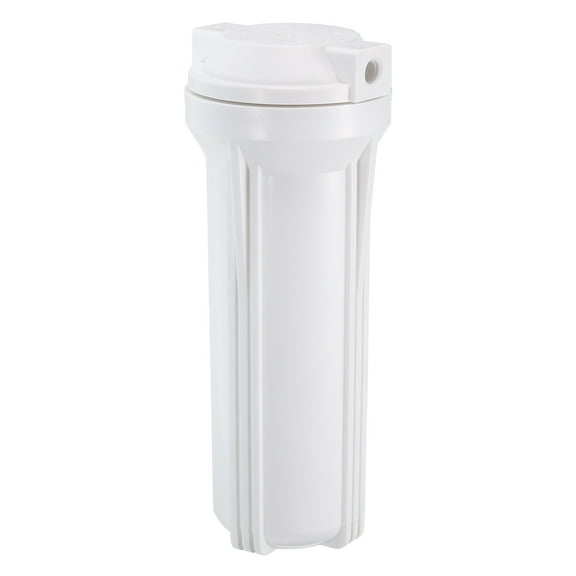 Uxcell Water Filter Housing 10" Whole House Filtration System 1/4 Inch Inlet/Outlet Port for Kitchen