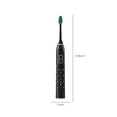 thumbnail image 3 of Fiogavroetic USB Charging Electric Toothbrush, Electric Toothbrush With 2Brush Heads, Smart 5-ModesTimer Electric Toothbrush IPX7 Water-Resistant, 3 of 8
