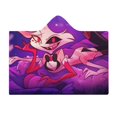 thumbnail image 7 of Hazbin Hotel Angel Dust Hooded Blanket Soft Warm Cloak Wearable Blanket Hoodie For Kids Adult Cozy Flannel Fleece Bedding Throw Hooded Blanket, 7 of 7
