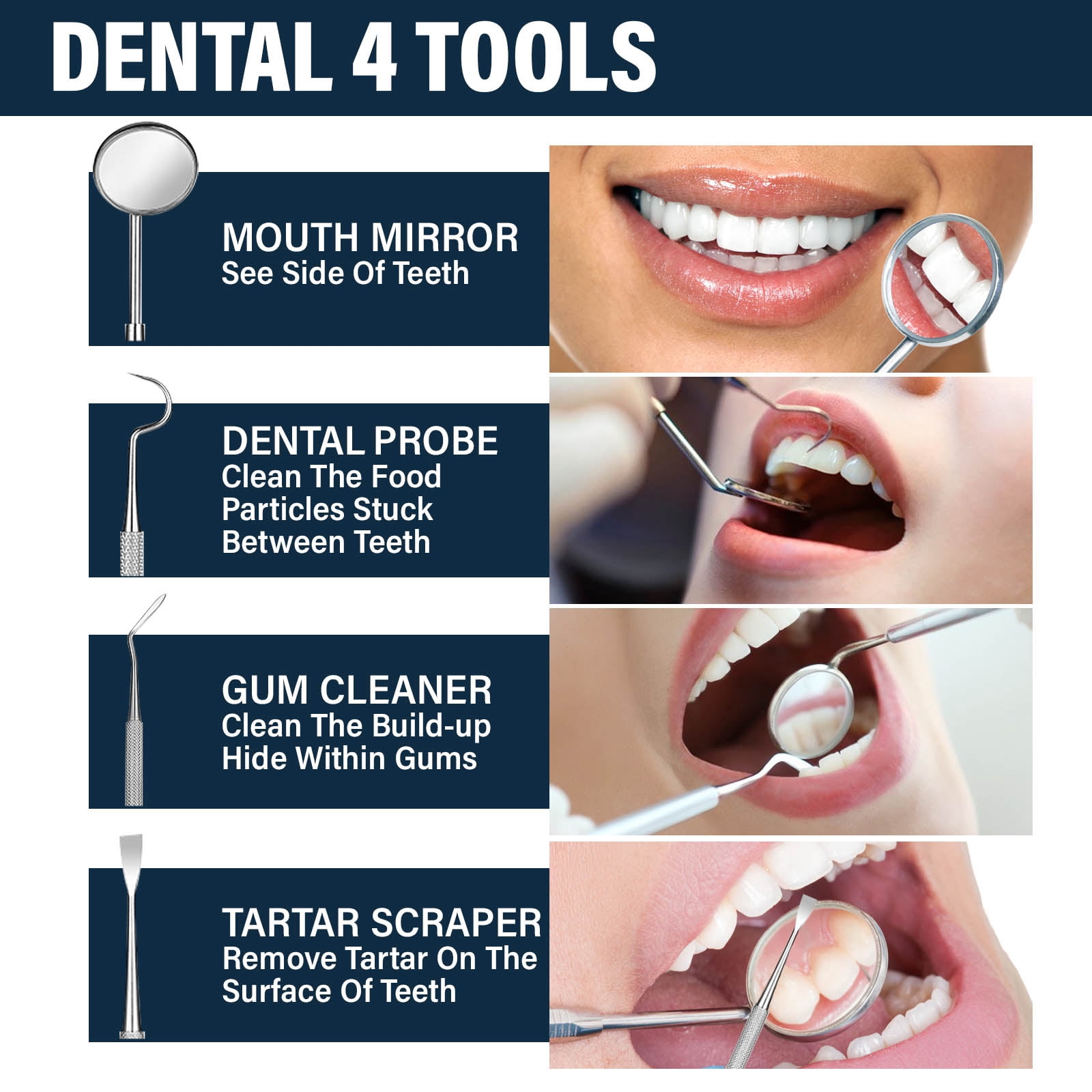 Alvantor Temporary Teeth Replacement Kit, DIY Halloween Vampire Teeth Decorative Cosplay Set