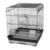 A and E Cage Co. Flat Top Bird Cage-Black-19 x 19 in.