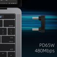 thumbnail image 3 of HLONK U-type Type-C Adapter PD 65W Charging Power Adaptor 480Mbps Data Transfer Speed, 3 of 7