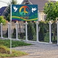 thumbnail image 4 of World Peace Flag 90 X 150 Cm Large Polyester Peace Flag For Backyard Garden Playground, 4 of 8