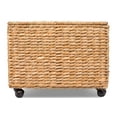 thumbnail image 5 of BirdRock Home Seagrass Rolling File Cabinet - Natural, 5 of 6