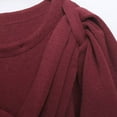 thumbnail image 4 of Karight Women's Elegant Poncho Sweater Wrap Cross Front Soft Warm Shawl Wraps for Fall Winter, 4 of 5