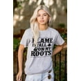 thumbnail image 5 of Blame It On My Roots Country Music Men's Graphic T Shirt Tees Brisco Brands S, 5 of 6