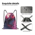 thumbnail image 4 of Lukts Sac à Dos à Cordon Motif Astronaute Cheval Ardent Sac de Sport Sac de Gym Sac à Dos à Cordon Sac de Sport Sac de Sport Sac de Gym Cinch Tote-Medium, 4 of 6