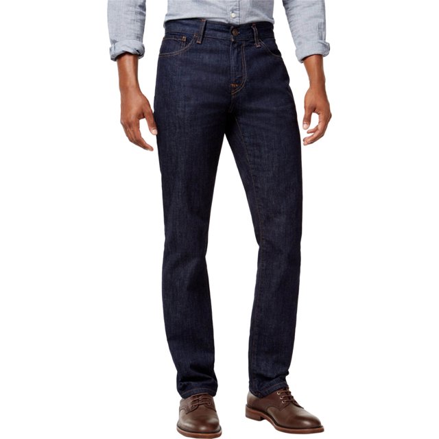 Tommy Hilfiger Jeans de Pierna Recta con 5 Bolsillos para Hombre, Azul, 32W x 30L Tommy Hilfiger Pierna recta