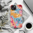 thumbnail image 6 of Tropical Collage Phone Case, Ocean Waves with Citrus and Floral Artistic iPhone Cover, Colorful Summer Protective Case for iPhone 17 16 15 14 13 12 11 Plus Pro Max Mini, 6 of 6