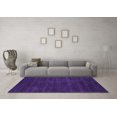 thumbnail image 3 of Ahgly Company Indoor Round Abstract Purple Contemporary Area Rugs, 4' Round, 3 of 4