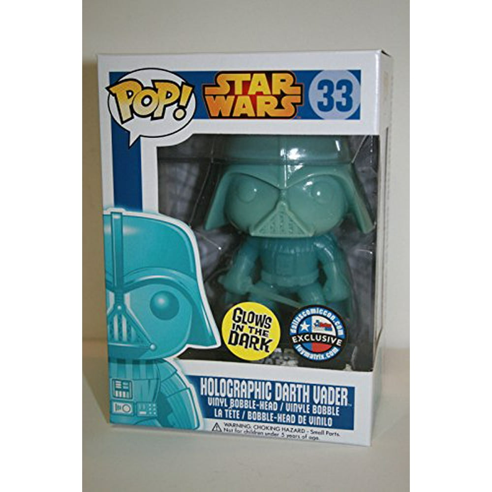 Funko Figurine Star Wars Darth Vader Pop Holographic Glow in the Dark