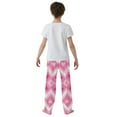 thumbnail image 4 of FORMRS Boys Pajama Pants with Pockets Size 6-8Y Kids Lounge Sleep Bottoms, Heart Geometric, 4 of 8