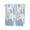 Navy Blue Grey, variant on Sage Green Grey Coastal Half Window Curtain 36 Inches Long, Summer Beach Coral Shell Ocean Window Treatment Curtain Drapes, Small Tier Curtains for Bathroom Over Sink, 27.5"x36", 2 Panels