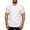White, variant on Men's Knit Ribbed Short Sleeve Collared Polo Shirt, Casual Open V-Neck Top, Breathable Slim Fit Knitwear for Smart Casual Style and Everyday Wear Rose Gold M