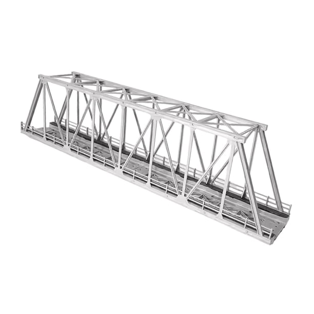 Vías De Tren Dobles A Escala HO 1/87 Con Estructura De Vigas De Celosía Para Niños Y Niñas Pequeños