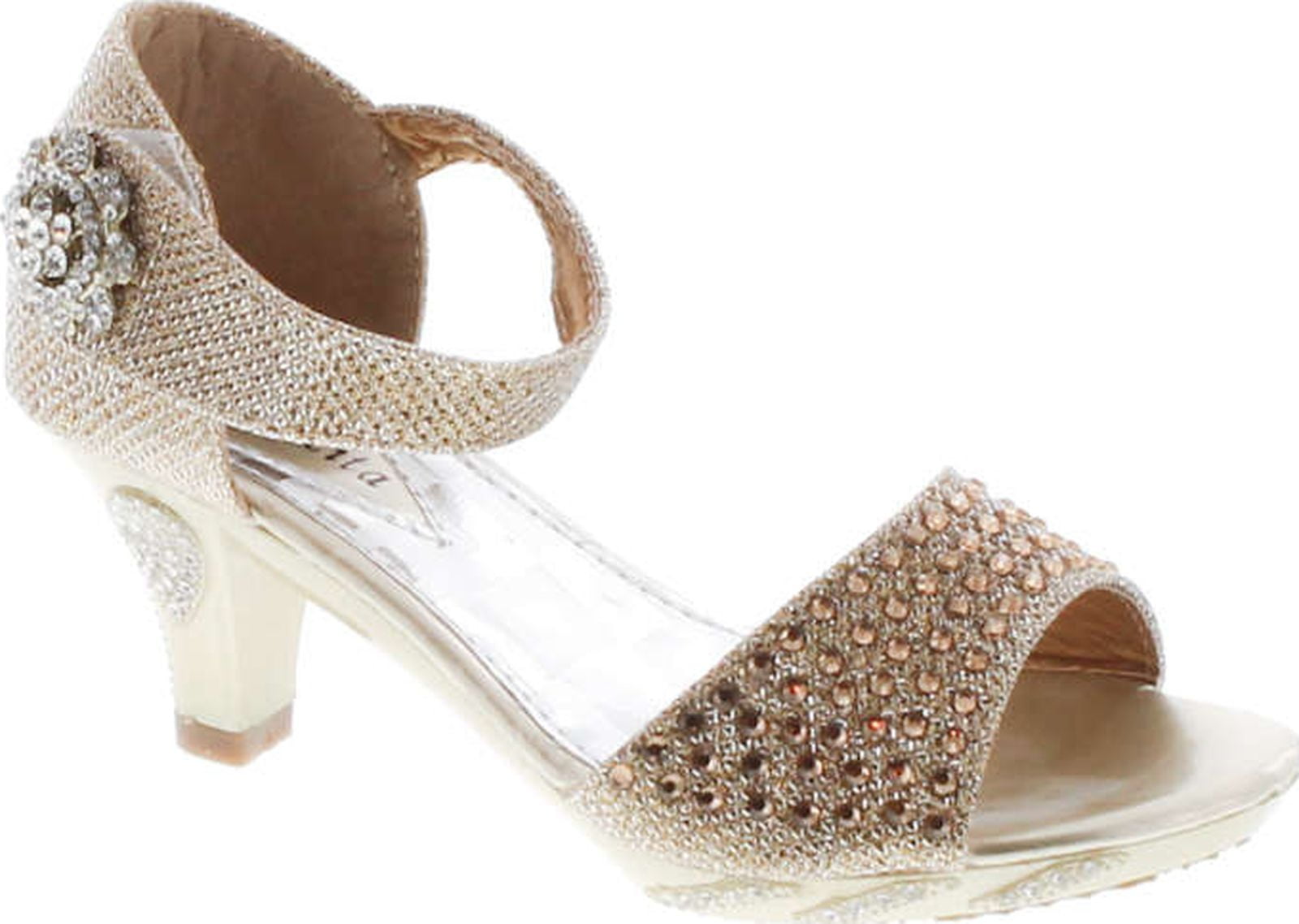 Lucita Lucita Girls Dress Shoes JAN2KM Rhinestone Heel Platform