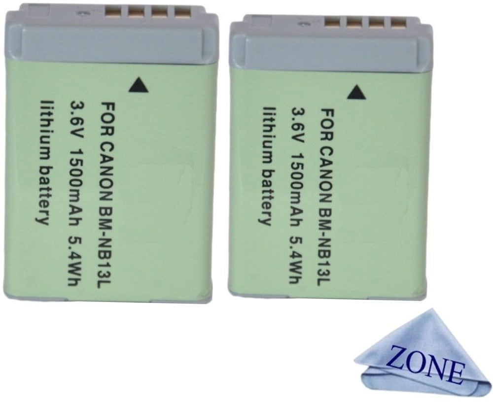 HighCapacity Replacement NB13L Batteries for Select Canon PowerShot