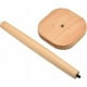 thumbnail image 4 of Portarrollos de cocina, soporte para toallas de papel antideslizante, soporte para toallas de madera para cocina, baño -, 4 of 5