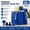 Blue, variant on 25/50/75/100/125/150/175/200Ft Multifunctional High-Pressure Garden Hose, 7 Spray Modes, Leakproof Durable Rubber, for Watering Plants, Car Washing & Outdoor Cleaning