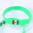 thumbnail image 2 of Minkissy 1Set Australia Wristbands Bulk Light Green Circular Cheering 2.6in, 2 of 8
