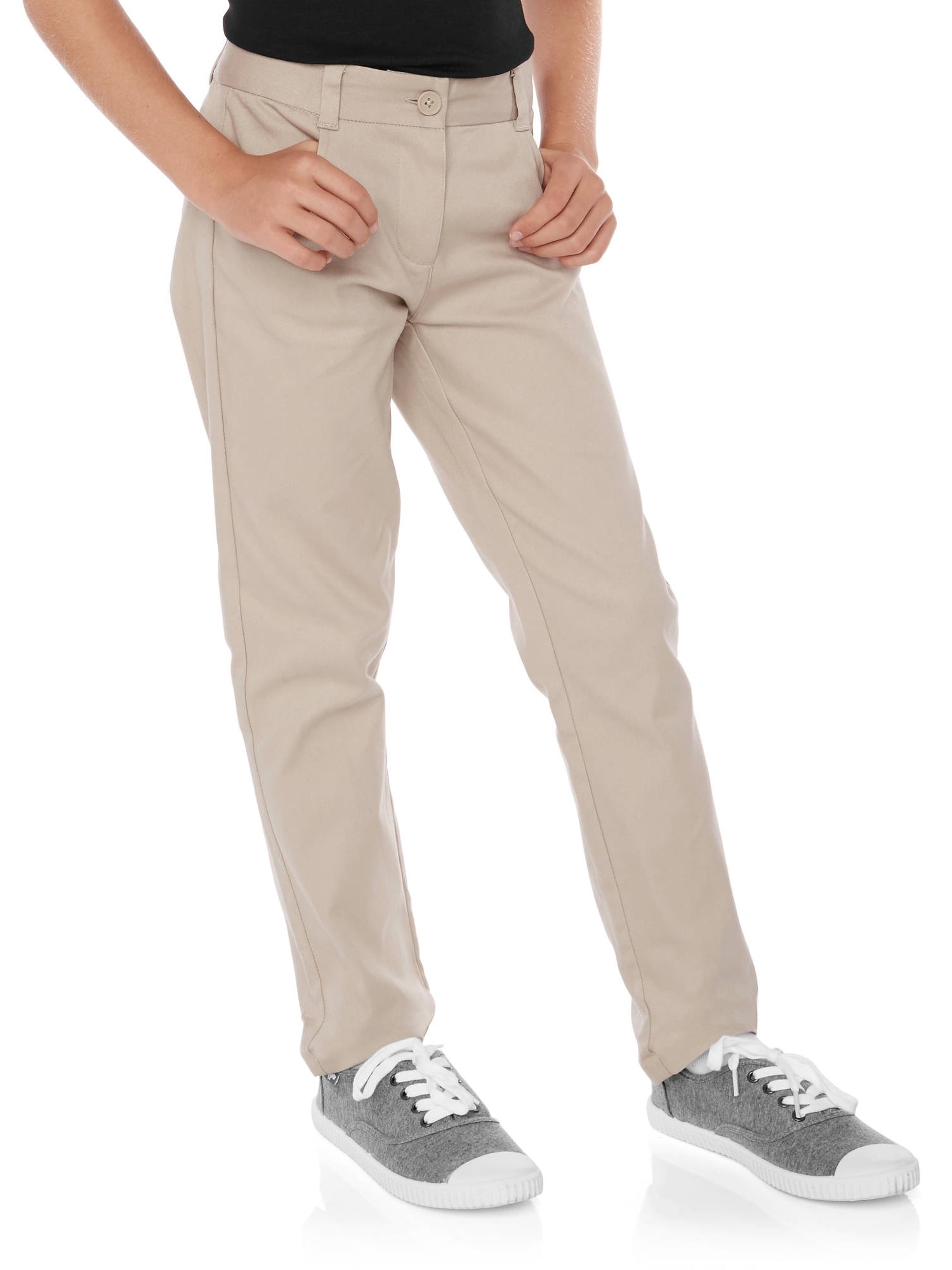 skinny uniform pants for girls