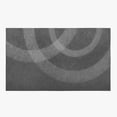 thumbnail image 3 of 7x10 Large Area Rugs Modern Wavy Circles Design Area Rug for Living Room, Black and Grey Modern Rug with Double Sided Carpet Tape for Bedroom Men Room Decor, 3 of 7