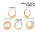 thumbnail image 5 of Chunky Gold Rings Set for Women Gold Stacking Knuckles Rings Set Accessorie Open Ring Boho Prom Costume Jewelry, 5 of 16