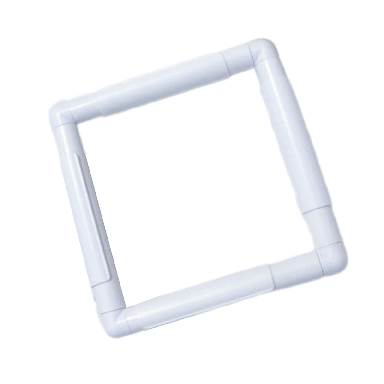 amagogo Cross Stitch Frame Clip Frame Beginners Silk Painting Square Embroidery Hoop 43.1cmx43.1cm