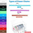 Orthodontic Power Chain Dental Spool Elastic Rubber Band Power Chains