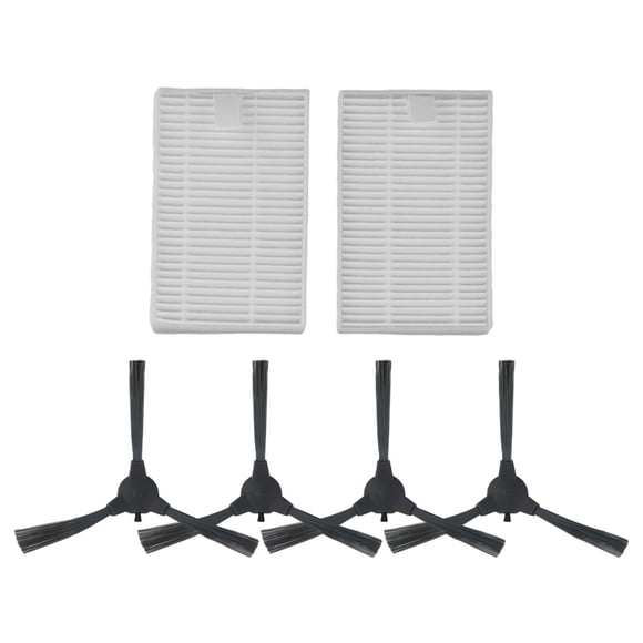 Easy to Replace Filter and Side Brush Set for Zigma 980 981 Vacuum Cleaner