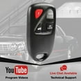 thumbnail image 5 of KeylessOption replacement fob for Mazda (GK2A-67-5RY) 4-button fob with remote trunk release, 5 of 5