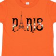 thumbnail image 4 of Inktastic Paris Eiffel Tower with Flowers Boys or Girls Toddler T-Shirt, 4 of 5
