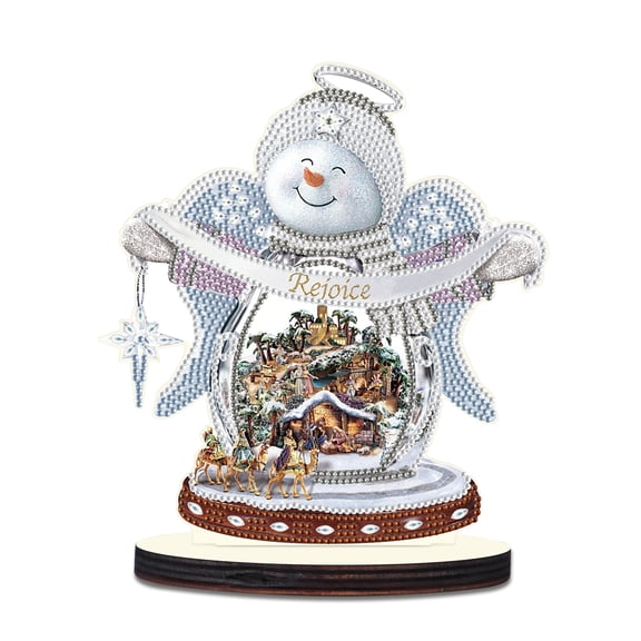 Diamond Painting Desktop Decoration, Religious Planet 5D DIY Special Diamond Art Decoration Kit for Adults, Office Desktop or Christmas Holiday Gift