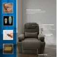 thumbnail image 3 of Sillón Reclinable con calentador y masajeador color Gris, 3 of 6