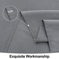 thumbnail image 6 of decorUhome Linen Rectangle Tablecloth 60x84 inch, Stain and Wrinkle Resistant Washable Table Cloth, Decorative Waterproof Fabric Table Cover for Dining Party, Grey, 6 of 8