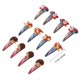 thumbnail image 4 of Snap Hair Barrettes Frcolor Hair Clips for Baby Girls Cartoon Style Resin Material All Seasons 12Pcs, 4 of 4