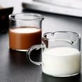 thumbnail image 3 of Hazel Tech Kitchen Cup Glass 100ml with Spout Clear Milk Cup with Handle, 3 of 5