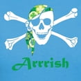thumbnail image 3 of CafePress - Arrish Irish Pirate Skull And Crossbones T Shirt - Women's Traditional Fit Dark T-Shirt, 3 of 4