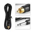 thumbnail image 4 of Cord  Connector 187cm/6ft Straight Interface Hook Line Cable Wire Artist Body Art Paint Machine, 4 of 9
