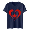 thumbnail image 1 of Camisas de Manga Corta para las Mujeres Impresión de Manga Corta Cuello Redondo, Camisa Casual de Poliéster para las Mujeres, Lavado de Manos, 1 of 8
