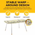 thumbnail image 4 of Summer Gnomes Table Cloths for 8 Foot Rectangle Tables, Yellow Lemons Farmhouse Fruits Burlap Patio Waterproof Elastic Fitted Tablecloths, Washable Rectangular Table Cover for Camping, 4 of 8