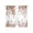 Brown Red, variant on Brown Eucalyptus Leaves Sheer Curtains 108 Inch Length 2 Panels Set Window Treatments, Spring Summer Botanical Rod Pocket Semi Curtains for Living Room/Bedroom/Kitchen Décor, 104"W x 108"L