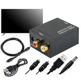 thumbnail image 2 of Convertisseur Audio Numérique vers Analogique Fibre Optique Toslink Signal Coaxial vers RCA R/L Décodeur Audio Spd, 2 of 4